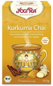 Kurkuma Chai Tee - ideal als goldene Milch zu geniessen""