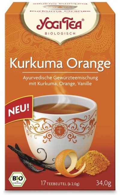 Kurkuma Orange Tee für einen entspannten Tag""