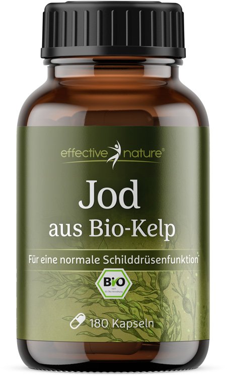Jod aus Bio-Kelp, 180 Kapseln""
