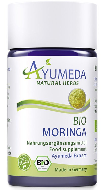 Konzentrierter Bio-Moringa-Extrakt in Kapseln""