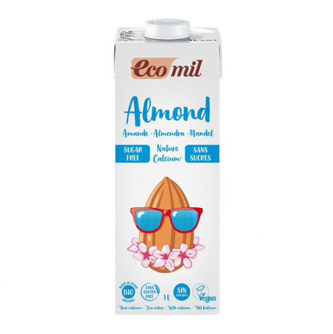 Mandel Drink Nature Calcium zuckerfrei - EcoMil - Bio - 1000ml""