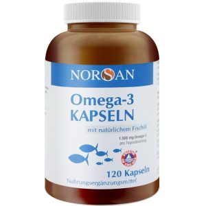 Omega-3 Kapseln mit Fischöl""