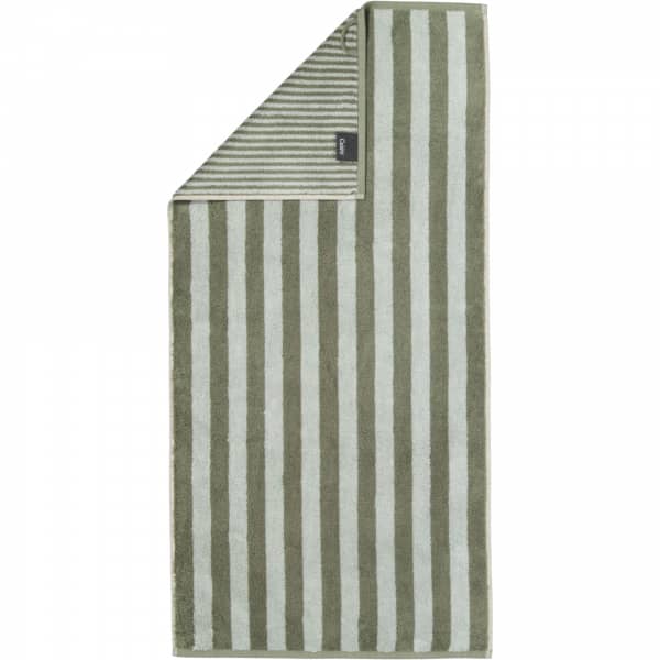 Cawö Handtücher Reverse Wendestreifen 6200 - Farbe: eukalyptus - 44 Handtuch 50x100 cm