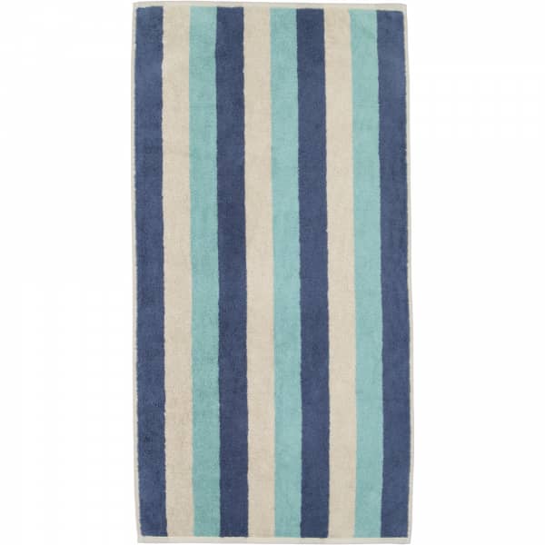 Cawö Handtücher Sense Blockstreifen 6205 - Farbe: nachtblau - 31 Handtuch 50x100 cm