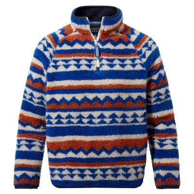 Craghoppers Reagan Half Zip Avalanche Blue Print