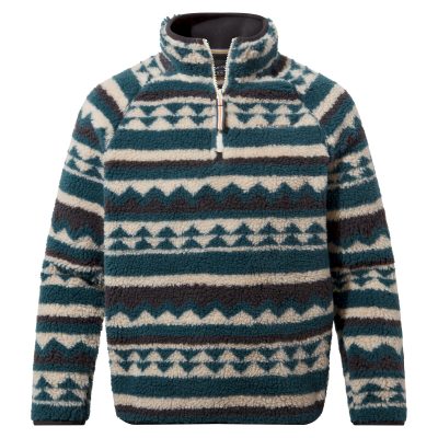 Craghoppers Reagan Half Zip Winter Lagoon Print