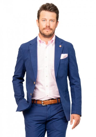 Elba Anzug-Sakko Smoked Blue
