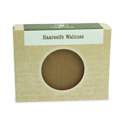 Haarseife Walnuss