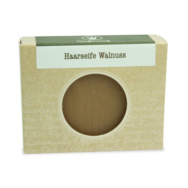Haarseife Walnuss