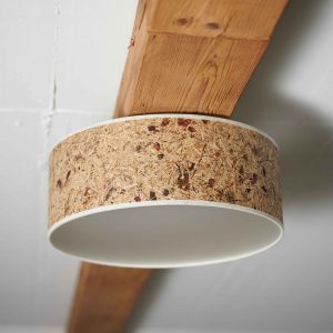 LeuchtNatur - Discus - runde Deckenleuchte aus Holzfurnier - Ø 35 cm