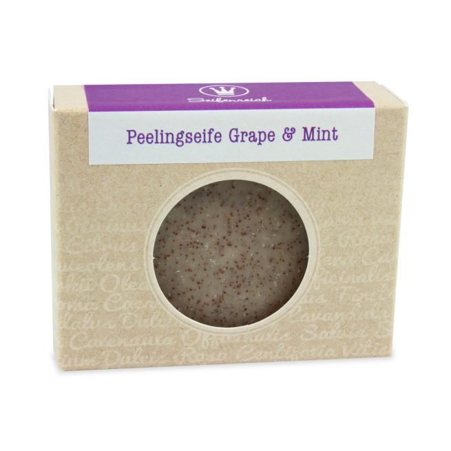 Peelingseife Grape & Mint