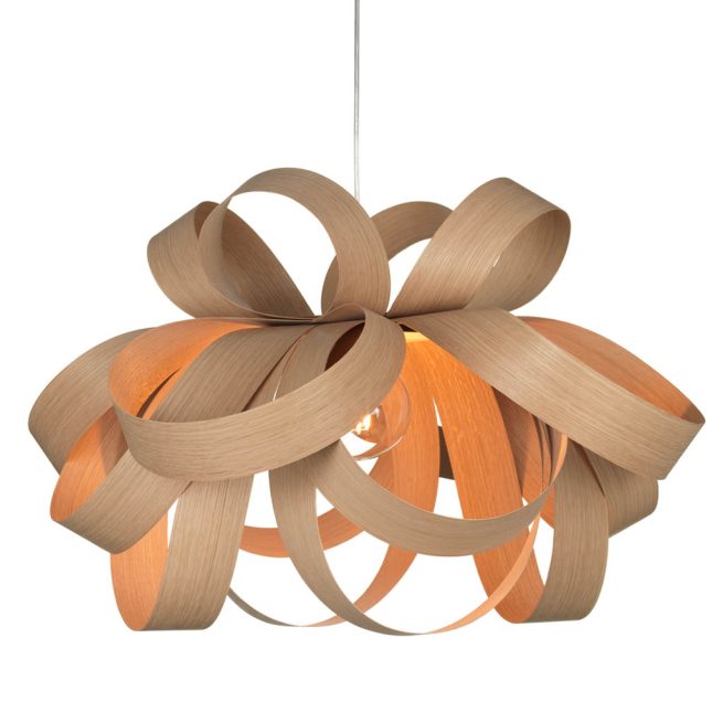 Tom Raffield - Skipper - große Design Hängeleuchte aus Holz - ∅ 80 cm ...